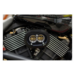 Zestaw czyszczący powietrze Free Spirits, Street Rod Hi Flow. Czarny 17-20 XG750A Street Rod (tylko dla modelu i rocznika)