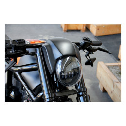 Cult-Werk, headlamp mask New Night Rod. Matte black 02-11 V-Rod & Night Rod (NU)