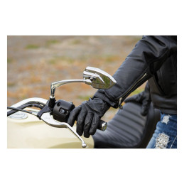 Zestaw lusterek Kuryakyn Phantom. Chromowane, pasujące do wszystkich modeli H-D (modele XG Street wymagają adapterów)