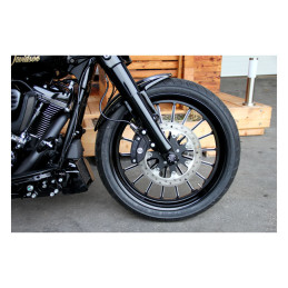 Cult-Werk, Custom V2  front fender, 23". Matte black 14-23 Touring