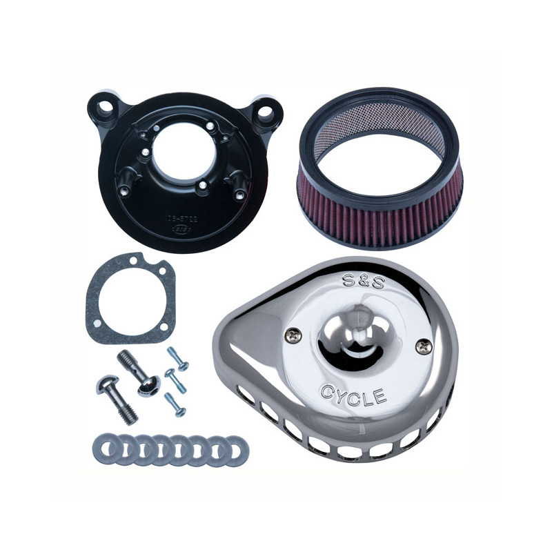 S&S Mini Teardrop Stealth air cleaner kit 91-06 XL with CV carb(NU)