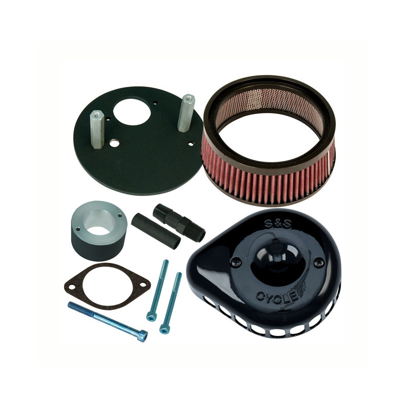 S&S, Mini Teardrop Stealth air cleaner kit. Black 15-20 XG750/500 Street (NU)