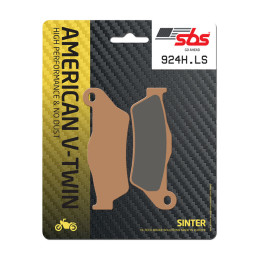 Klocki hamulcowe SBS. Ulice Excel Sinter Przód/tył: 14-15 XG750/500 Ulice (tylko dla modelu i rocznika)