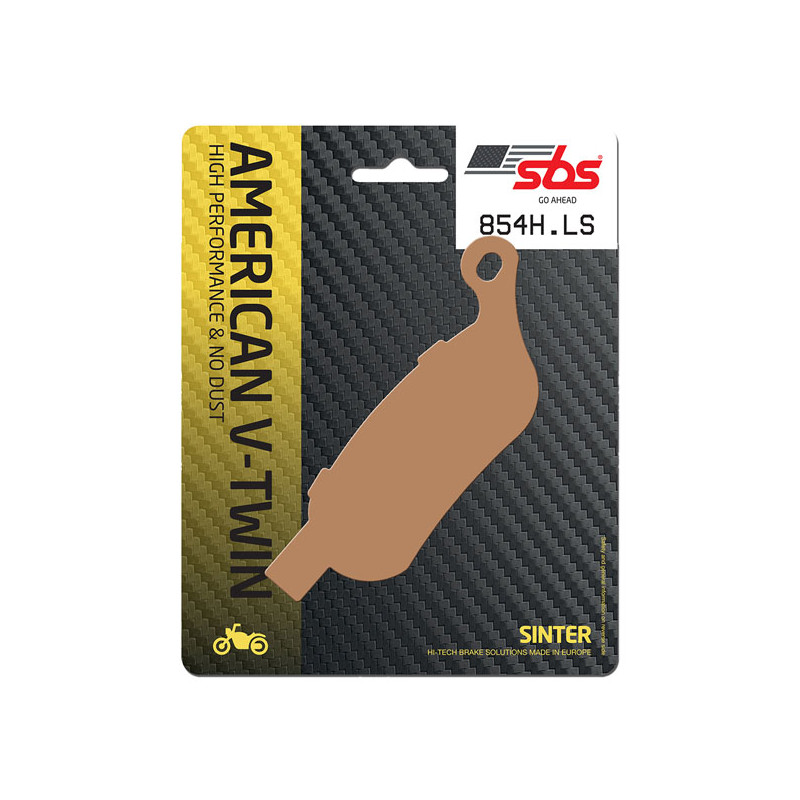 SBS, brake pads. Street Excel Sinter Rear: 08-17 Softail Dyna (NU)