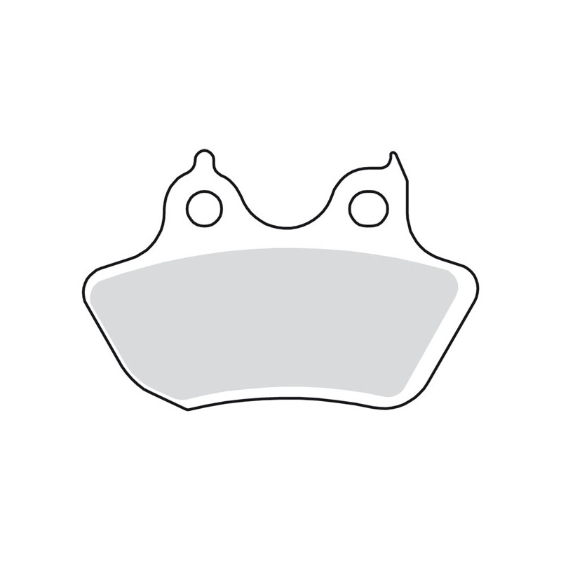 Klocki hamulcowe SBS, ceramiczne uliczne Tył: 06-07 FXSTB/C FLSTF 2006 FXSTS FXSTI 2007 FXST (tylko dla modelu i rocznika)