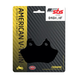 Klocki hamulcowe SBS, ceramiczne uliczne Tył: 06-07 FXSTB/C FLSTF 2006 FXSTS FXSTI 2007 FXST (tylko dla modelu i rocznika)