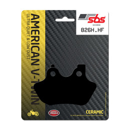 SBS, brake pads. Street Ceramic (organic) Front/rear: 00-07 B.T. (excl. FXSTS front) 00-03 XL 02-05 V-Rod (NU)