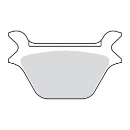 SBS, brake pads. Street Excel Sinter Rear: L87-99 B.T. TC XL (NU) (EXCL. FLT)