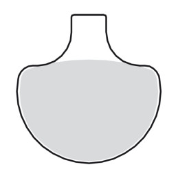 Klocki hamulcowe SBS. Uliczne węglowe (organiczne) Przód: 84-99 B.T. TC XL L88-11 Springers (tylko dla modelu i rocznika)