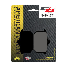 SBS brake pads street carbon tech Rear: 82-E87 XL FXR FXST 84-85 FX 83-86 FXWG (NU)