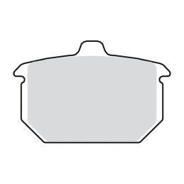 Klocki hamulcowe SBS, uliczne ceramiczne Tył: 82-E87 XL FXR FXST 84-85 FX 83-86 FXWG (tylko dla modelu i rocznika)