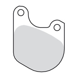 SBS, brake pads. Street Carbon Tech (organic) Front: 77-83 FX 80-83 FXWG 78-83 XL (NU)