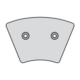 Klocki hamulcowe SBS. Street Carbon Tech (organiczne) Przednie: 74-77 XL FX (tylko dla modelu i rocznika)