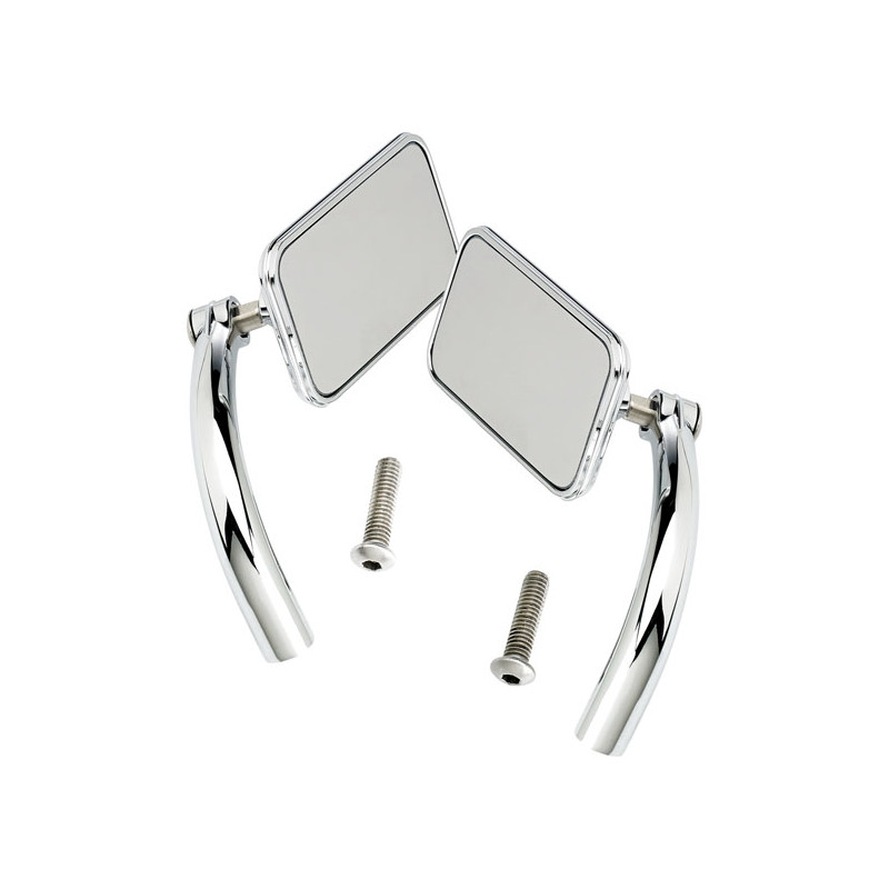 Biltwell, juego de espejos Utility cromo