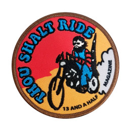 Parche 13 1/2 Thou Shalt Ride 85 mm redondo