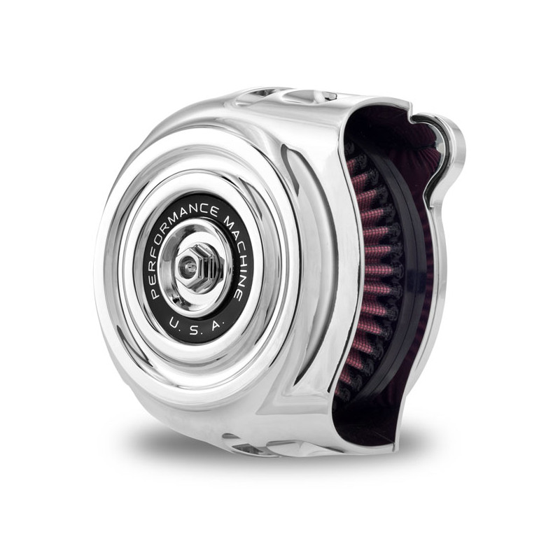 PM, Vintage air cleaner kit. Chrome 16-17 Softail 2017 FXDLS 08-16 Touring (e-throttle models)