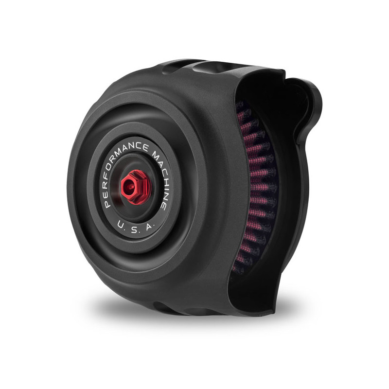 Zestaw filtrów powietrza PM Vintage. Czarna linka CV węglowa: 93-06 B.T. Wtrysk Delphi: 04-17 Dyna (z wyłączeniem 2017 FXDLS 01-