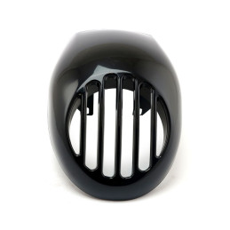 Upper headlamp fly fairing. With integrated headlamp grill Most 73-up XL FX 92-17 Dyna. With OEM top headlamp mount with 4-1/4" 