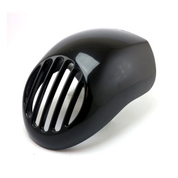 Upper headlamp fly fairing. With integrated headlamp grill Most 73-up XL FX 92-17 Dyna. With OEM top headlamp mount with 4-1/4" 