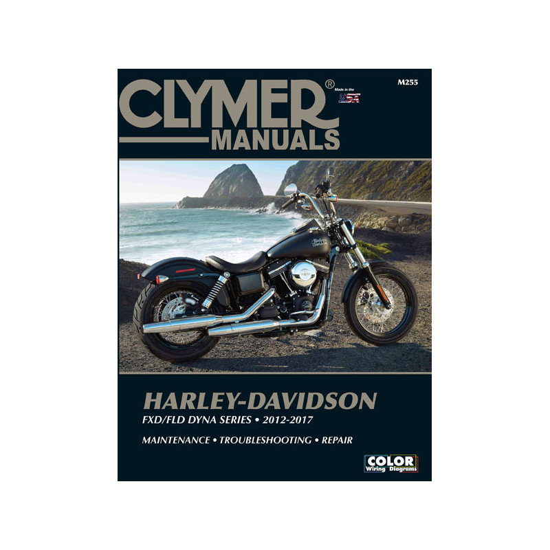 Podręcznik serwisowy Clymer 12-17 Dyna 12-17 modele Dyna (tylko dla modelu i rocznika)