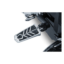 Kuryakyn, Spear foot pegs. Chrome Model specific splined footpeg adapters are found in the adapter overview and must be purchase