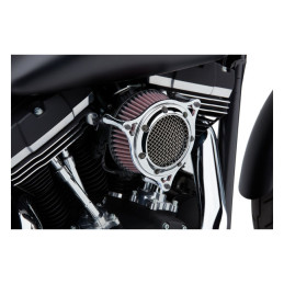 Cobra, RPT air cleaner kit. Chrome 01-15 Softail 04-17 Dyna (excl. 2017 FXDLS) 02-07 FLT/Touring (NU)