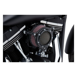 Cobra, RPT air cleaner kit. Black 16-17 Softail 2017 FXDLS 08-16 Touring Trike. (e-throttle) (NU)
