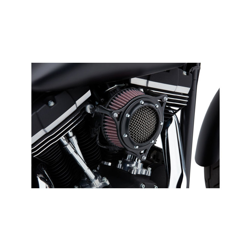 Cobra, RPT air cleaner kit. Black 16-17 Softail 2017 FXDLS 08-16 Touring Trike. (e-throttle) (NU)