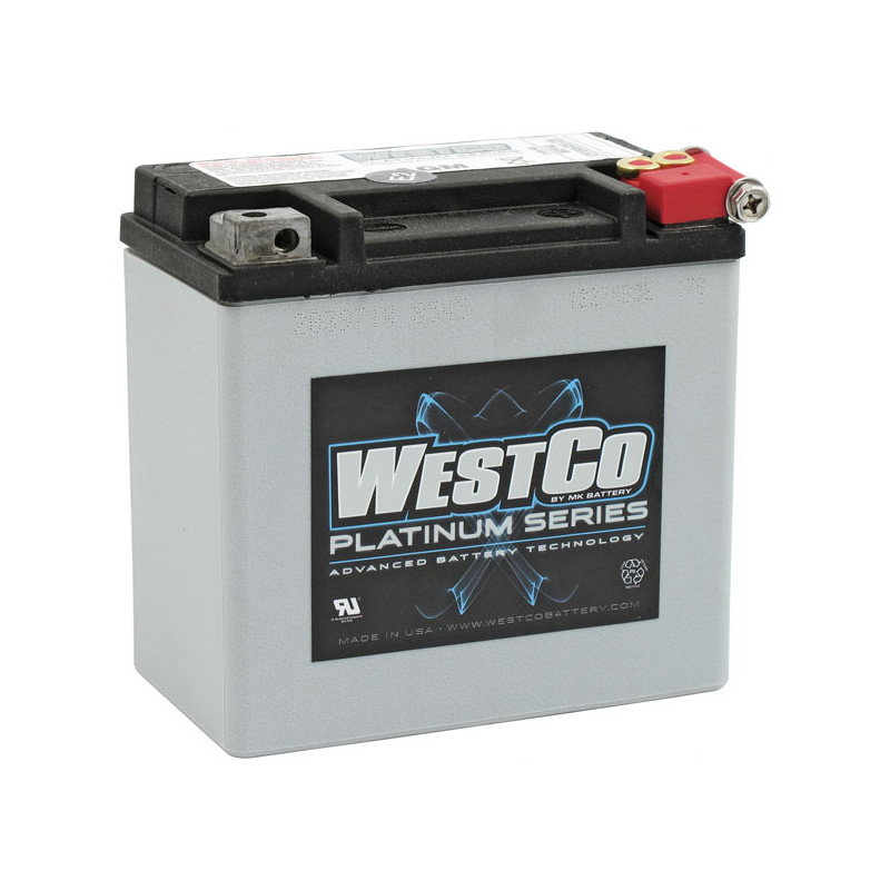 Akumulator Westco, szczelna bateria AGM. 12V, 12Ah, 220CCA 04-22 (tylko dla modelu i rocznika) XL 21-24 RH1250S Sportster S 22-2