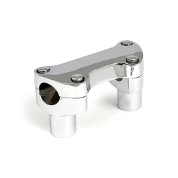 HANDLEBAR RISER SHORT + CLAMP WITH LIP 