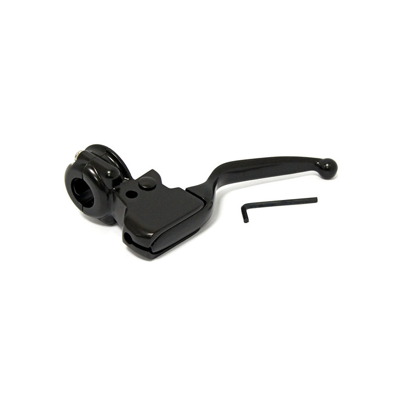 Clutch lever assembly. Black 08-16 Touring(NU)