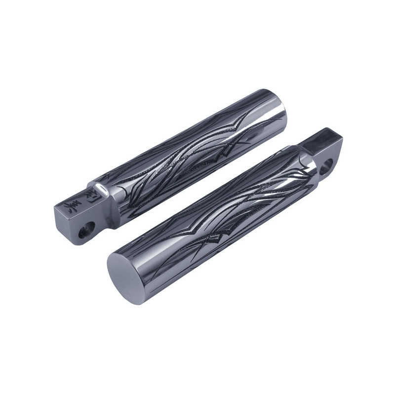 Zestaw stopni aluminiowych Weall. Tradycyjny montaż męski H-D. (Wyłącznie dla kierowcy/pasażera: 18-23 Softails 20-21 Livewire. 