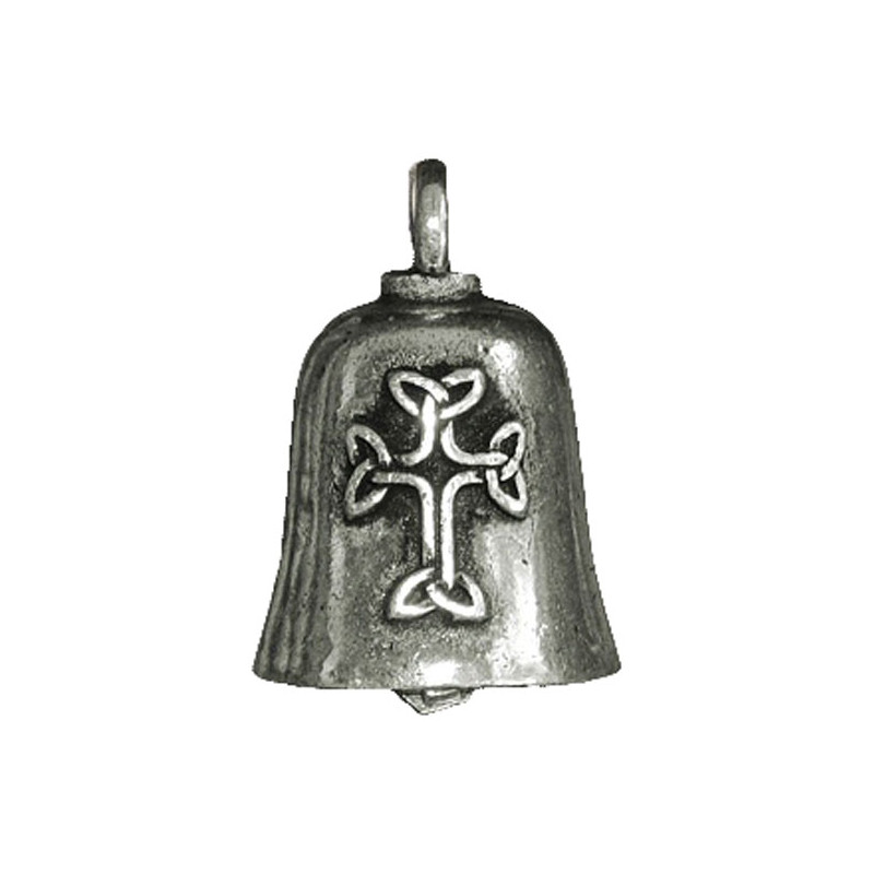 Gremlin Bell Celtic cross 1" tall x 7/8" wide