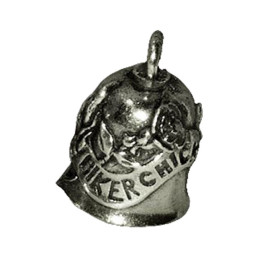 Gremlin Bell Biker chick 1" tall x 7/8" wide