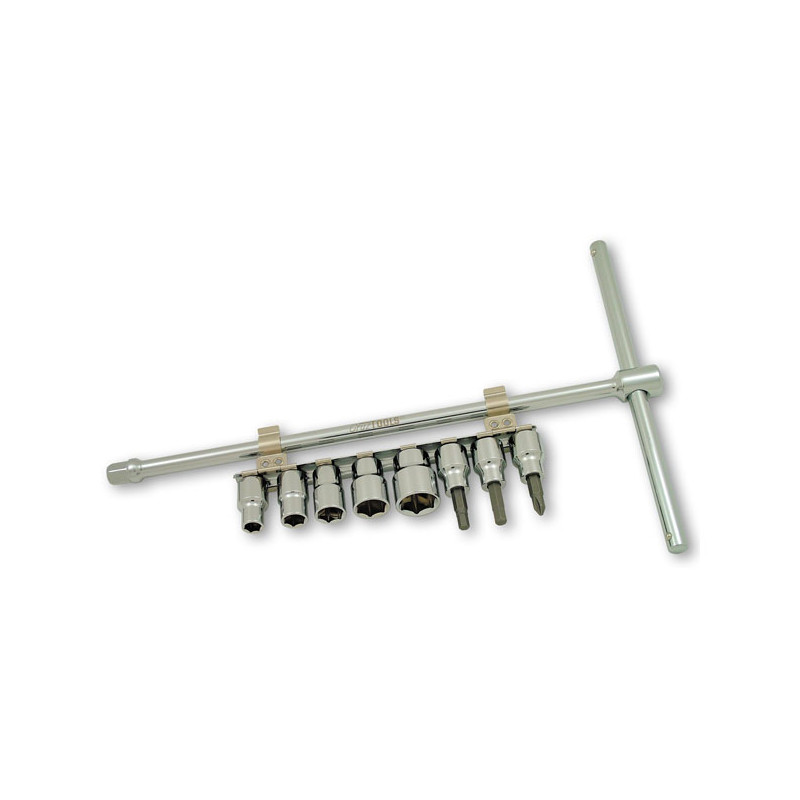 Cruztools, mâner T glisant 3/8" cu accesorii