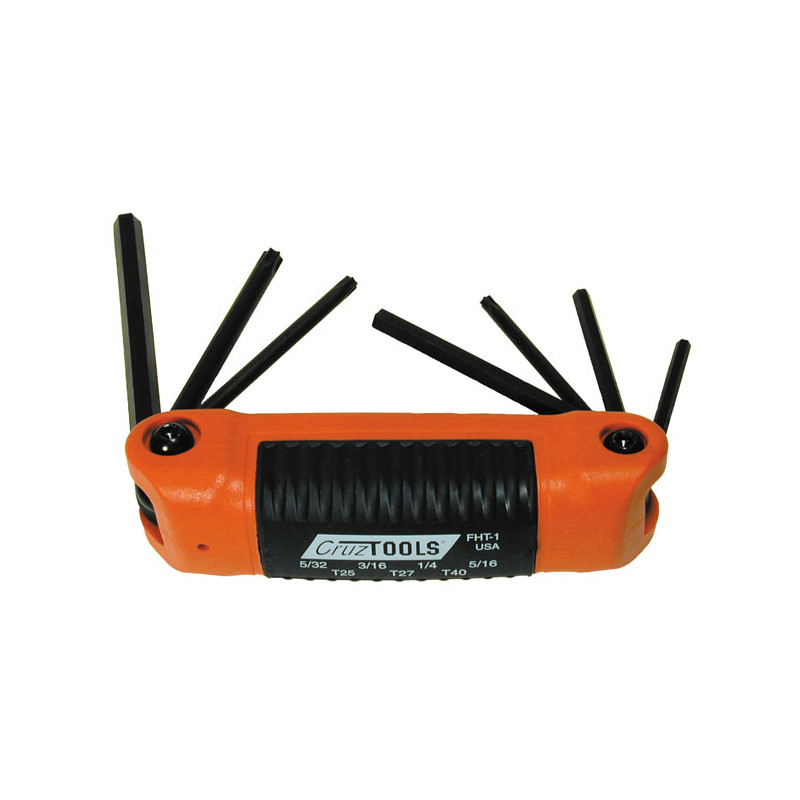 Narzędzie składane do kluczy imbusowych i Torx Cruztools, uniwersalne