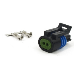 Złącze temperatury silnika NAMZ. 2-pin 95-06 modele H-D (z wyłączeniem 2006 Dyna)