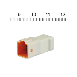 NAMZ, JST Mini connector. White, plug, 8-pin 