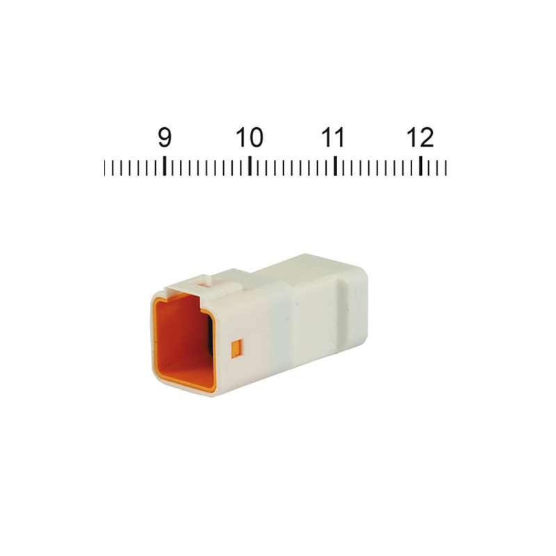 NAMZ, JST Mini connector. White, plug, 8-pin 