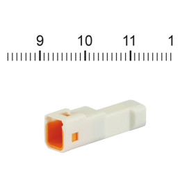 Conector JST Mini NAMZ, alb, 2 pini