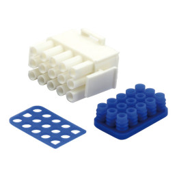 NAMZ, AMP connector. receptacle, 15-pins Universal