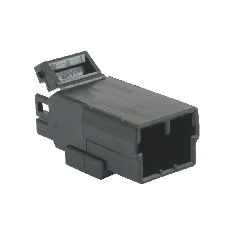 Conector Multilock AMP NAMZ, 3 pines, negro