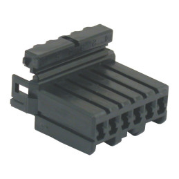 Conector Multilock AMP NAMZ 6 pines negro