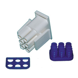 Conector AMP 6 pini universal pentru motociclete