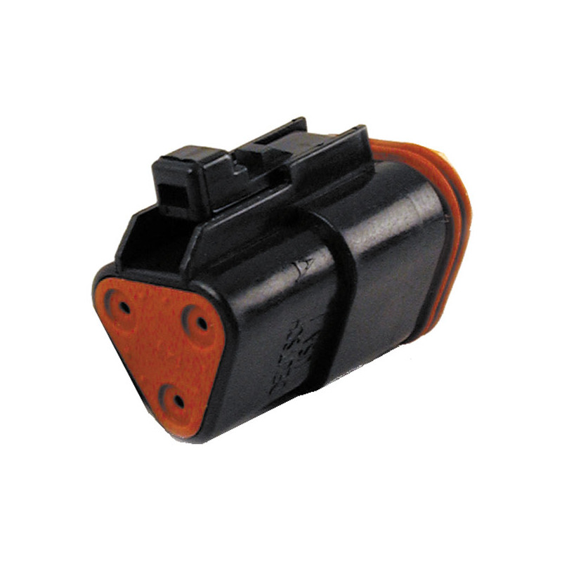 NAMZ, Złącza Deutsch DT. Czarna obudowa wtyku, 3-pin MULTIFIT