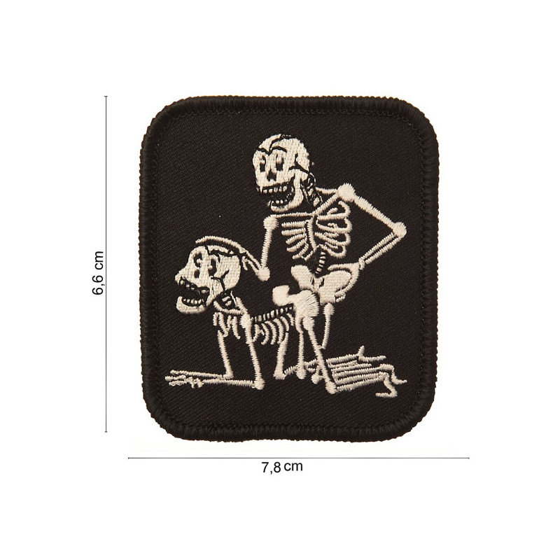 Parche Dos Esqueletos 66x78 cm