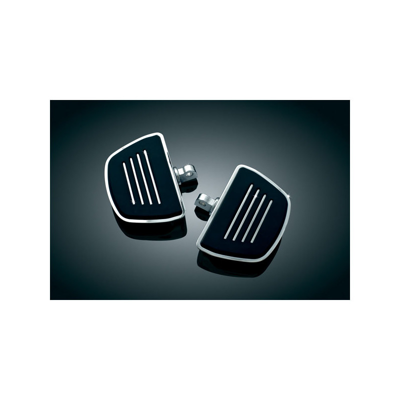 Kuryakyn, Premium mini floorboard set. Chrome All traditional H-D male mount. (Excl. rider/passenger on: 18-24 Softails 20-21 Li