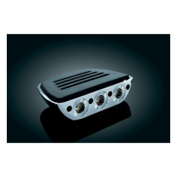 Kuryakyn, Premium mini floorboard set. Chrome All traditional H-D male mount. (Excl. rider/passenger on: 18-24 Softails 20-21 Li