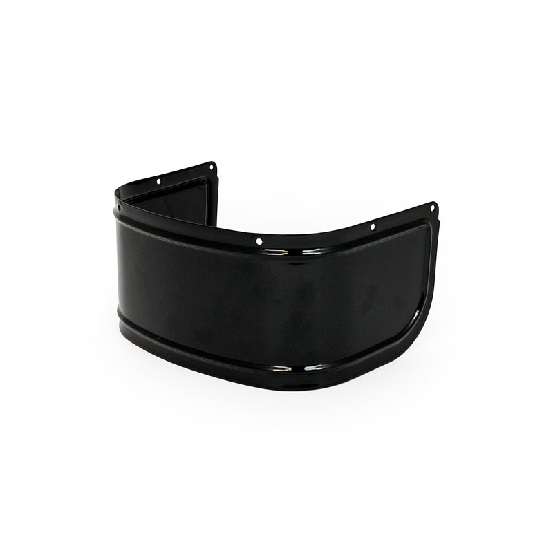 Lower front fender trim. Gloss black 14-23 Touring Trikes. Models originally equipped with fender trims