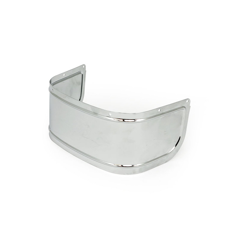 Lower front fender trim. Chrome 14-23 Touring Trikes. Models originally equipped with fender trims